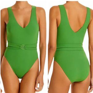 NWT TORY BURCH Miller Belted One Piece Swimsuit